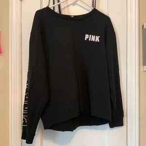VS PINK black sweatshirt